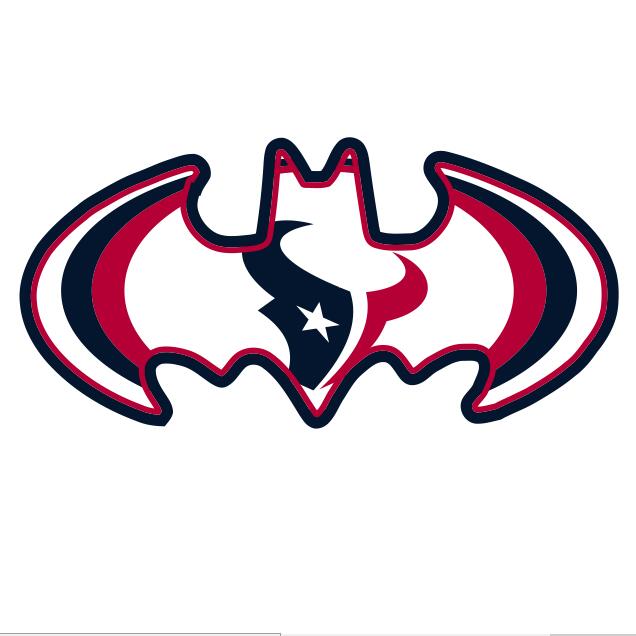 Houston Texans Batman Logo fabric transfer